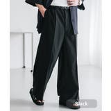 ブラック | スラックス ワイドパンツ 接触冷感 | Rocky Monroe