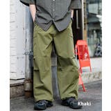 カーキ | カーゴパンツ ワイドパンツ ミリタリー | Rocky Monroe