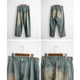 デニムパンツ ワイド ウエスタン調 | Rocky Monroe | 詳細画像19