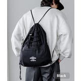 ブラック | UMBRO ナップサック リュック | Rocky Monroe