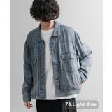 73.ライトブルー | デニムジャケット シャツジャケット 超軽量 | Rocky Monroe