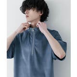 フェイクスエード ハーフジップ プルオーバー | Rocky Monroe | 詳細画像21