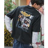 A.チャコール | ddp バックプリントT オーバーサイズ | Rocky Monroe