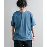 接触冷感 Tシャツ ヘンリーネック | Rocky Monroe | 詳細画像22