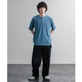 接触冷感 Tシャツ ヘンリーネック | Rocky Monroe | 詳細画像24