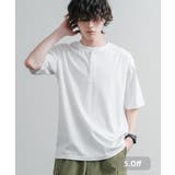 5.オフ | 接触冷感 Tシャツ ヘンリーネック | Rocky Monroe