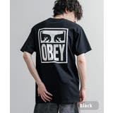 ブラック | OBEY バックプリントT 半袖 | Rocky Monroe