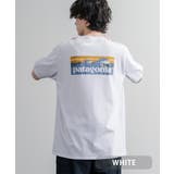 WHITE | Patagonia バックプリントT 半袖 | Rocky Monroe