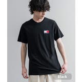 ブラック | TOMMYHILFIGER プリントT レギュラーフィット | Rocky Monroe