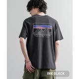 INK BLACK | Patagonia バックプリントT オーガニックコットン | Rocky Monroe