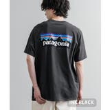 INK BLACK | Patagonia バックプリントT オーガニックコットン | Rocky Monroe