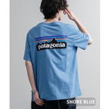 SHORE BLUE | Patagonia バックプリントT オーガニックコットン | Rocky Monroe