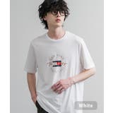 ホワイト | TOMMYHILFIGER プリントT ルーズ | Rocky Monroe