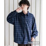 ネイビーチェックB | チェックシャツ ネルシャツ ビエラ | Rocky Monroe