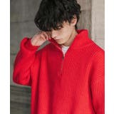 ニットセーター ハーフジップ 長袖 | Rocky Monroe | 詳細画像36