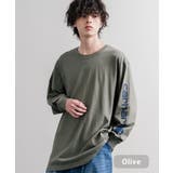 オリーブ | Carhartt ロンT 袖プリント | Rocky Monroe