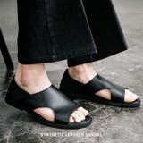 レザーサンダル かかと付き フェイク | Rocky Monroe | 詳細画像1