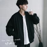 Rocky Monroe（ロッキーモンロー） | フライトジャケット ブルゾン ショート メンズ レディース MA-1 ライトアウター バルーンシルエット ジップアップ オーバーサイズ ビッグシルエット ルーズ ドレープ ストレッチ ミリタリー シンプル 無地 カジュアル ゴルフ きれいめ ストリート 春 14119