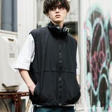 ナイロンベスト 前開き スタンドネック | Rocky Monroe | 詳細画像1