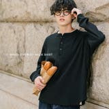 長袖Tシャツ ワッフル ヘンリーネック | Rocky Monroe | 詳細画像1