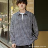 チェックシャツ ハーフジップ 長袖 | Rocky Monroe | 詳細画像1 