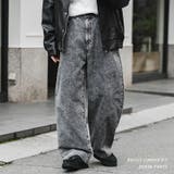 カーブデニム バレルレッグ ワイドテーパード | Rocky Monroe | 詳細画像1 