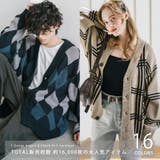 ニットカーディガン 総柄 チェック | Rocky Monroe | 詳細画像1 