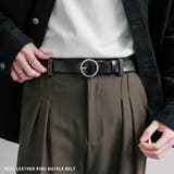 レザーベルト リングバックル 本革 | Rocky Monroe | 詳細画像1 