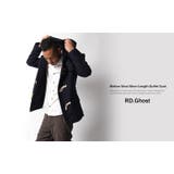 メルトンウールフード付ショート丈ダッフルコートジャケット メンズ キャメル | Rocky Monroe | 詳細画像12