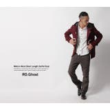 メルトンウールフード付ショート丈ダッフルコートジャケット メンズ キャメル | Rocky Monroe | 詳細画像20