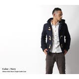 メルトンウールフード付ショート丈ダッフルコートジャケット メンズ キャメル | Rocky Monroe | 詳細画像5