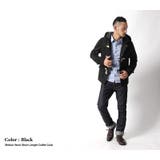 メルトンウールフード付ショート丈ダッフルコートジャケット メンズ キャメル | Rocky Monroe | 詳細画像7