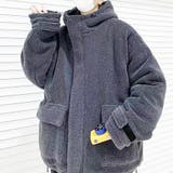 ボアブルゾン メンズ ボアジャケット フリース パーカー | Rodic【MENS】 | 詳細画像5