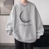 グレー | メンズ オーバーサイズ トレーナー ダンボールニット スウェット 春服 長袖 | Rodic【MENS】