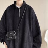 メンズ オーバーサイズ トレーナー ハーフジップ スウェット | Rodic【MENS】 | 詳細画像9