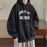 ブラック | メンズ オーバーサイズ トレーナー パーカー スウェット | Rodic【MENS】