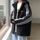 ブラック | ボアブルゾン メンズ ボアジャケット フリース パーカー | Rodic【MENS】