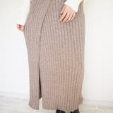レディース ニット スカート タイト スリム 切り替え | Rodic | 詳細画像17