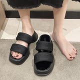 厚底サンダル レディース ロゴ 夏服 | Rodic | 詳細画像5