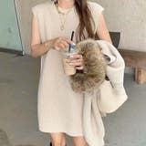 レディース パフスリーブ ワンピース ニット セットアップ 秋 冬 | Rodic | 詳細画像6