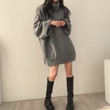 レディース ニットワンピース タートルネック | Rodic | 詳細画像7