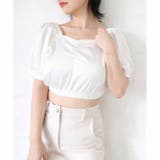 WHITE | 2WAYサテントップス | ENVYM