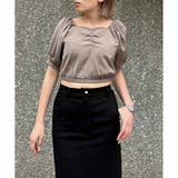 BEIGE | 2WAYサテントップス | ENVYM