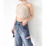 BEIGE | ホルターネックタイトップス | ENVYM