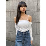 スリーブカットオフショルTOPS | ENVYM | 詳細画像8 