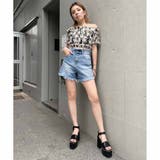 BLUE | カットオフDENIMショートパンツ | ENVYM