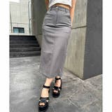 ローウエストタイトロングスカート | ENVYM | 詳細画像13