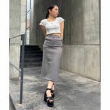 ローウエストタイトロングスカート | ENVYM | 詳細画像15