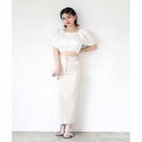 ローウエストタイトロングスカート | ENVYM | 詳細画像2