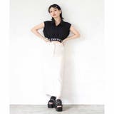 ローウエストタイトロングスカート | ENVYM | 詳細画像5